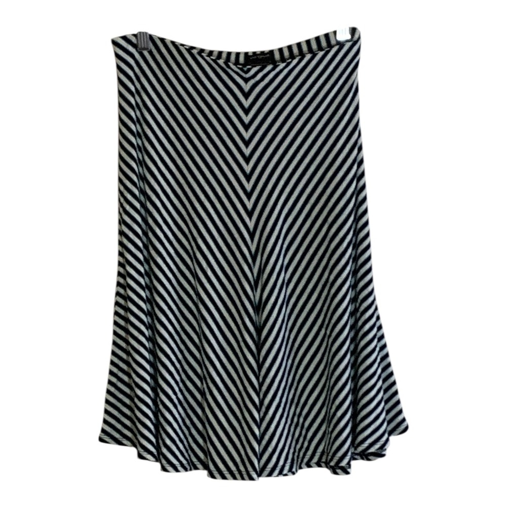 Ann Taylor Women's Black and blue A line skirt size small